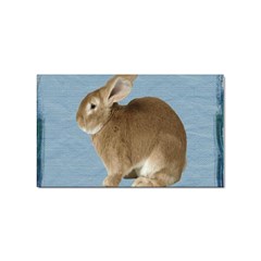 Cute Bunny Sticker (rectangle) by mysticalimages