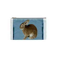 Cute Bunny Cosmetic Bag (small) by mysticalimages