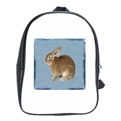 Cute Bunny School Bag (large) by mysticalimages