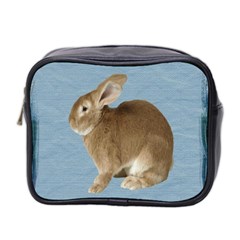 Cute Bunny Mini Travel Toiletry Bag (two Sides) by mysticalimages