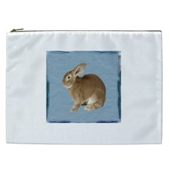 Cute Bunny Cosmetic Bag (xxl) by mysticalimages