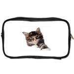 Curious Kitty Travel Toiletry Bag (Two Sides) Front