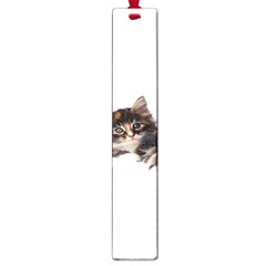 Curious Kitty Large Bookmark by mysticalimages