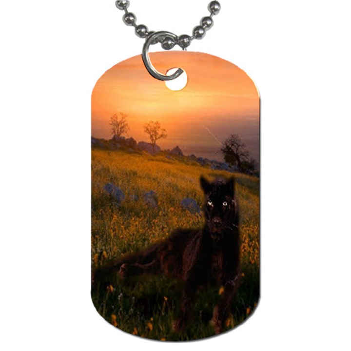 Evening Rest Dog Tag (One Sided)