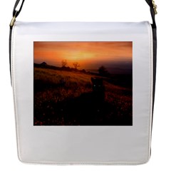 Evening Rest Flap Closure Messenger Bag (small) by mysticalimages