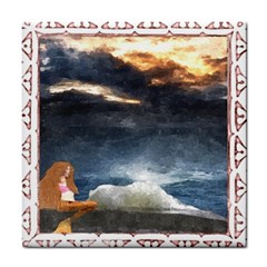 Stormy Twilight [framed] Ceramic Tile by mysticalimages