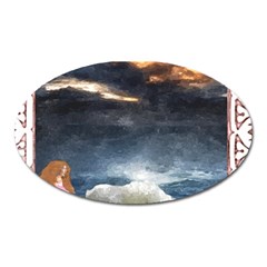 Stormy Twilight [framed] Magnet (oval) by mysticalimages