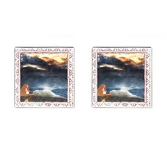 Stormy Twilight [framed] Cufflinks (square) by mysticalimages