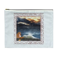 Stormy Twilight [framed] Cosmetic Bag (xl) by mysticalimages