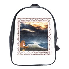 Stormy Twilight [framed] School Bag (large) by mysticalimages