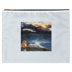 Stormy Twilight  Cosmetic Bag (XXXL)