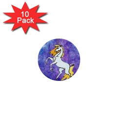 Unicorn Ii 1  Mini Button (10 Pack) by mysticalimages