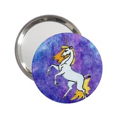 Unicorn Ii Handbag Mirror (2 25 ) by mysticalimages