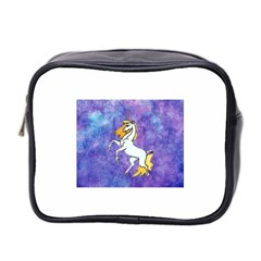 Unicorn Ii Mini Travel Toiletry Bag (two Sides) by mysticalimages