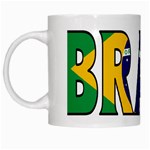 Brazil White Coffee Mug Left