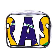 Brazil Mini Travel Toiletry Bag (one Side) by worldbanners