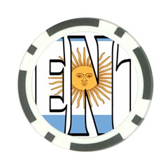 Argentina Poker Chip by worldbanners