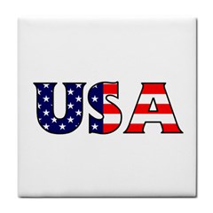 Usa Ceramic Tile by worldbanners