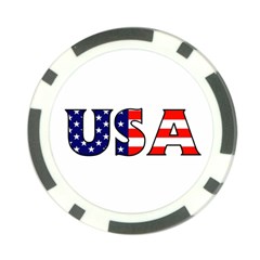 Usa Poker Chip by worldbanners