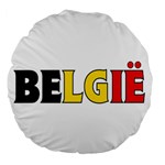 Belgium 18  Premium Round Cushion  Front