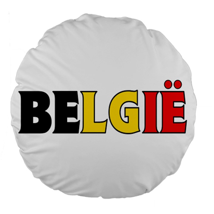 Belgium 18  Premium Round Cushion 