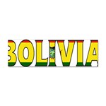 Bolivia Bumper Sticker 10 Pack Front