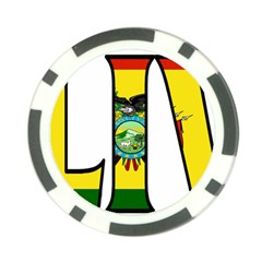 Bolivia Poker Chip by worldbanners