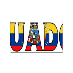 Ecuador Sticker 100 Pack (rectangle) by worldbanners