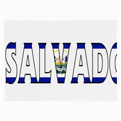 El Salvador Glasses Cloth (large) by worldbanners