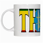 Ethiopa White Coffee Mug Left