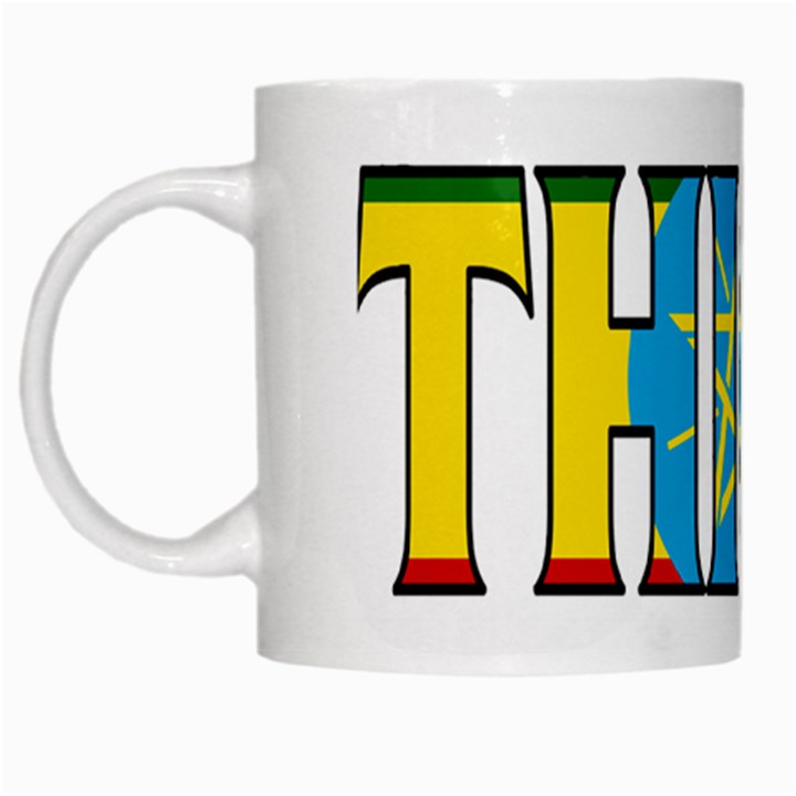 Ethiopa White Coffee Mug