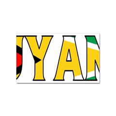 Guyana Sticker 100 Pack (rectangle)