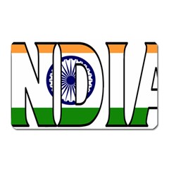 India Magnet (rectangular) by worldbanners