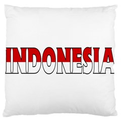 Indonesia Large Cushion Case (one Side) by worldbanners