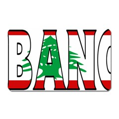 Lebanon Magnet (rectangular) by worldbanners