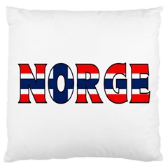 Norway Large Cushion Case (one Side) by worldbanners