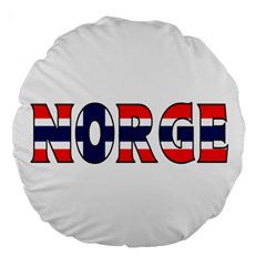 Norway 18  Premium Round Cushion  by worldbanners