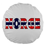 Norway 18  Premium Round Cushion  Front