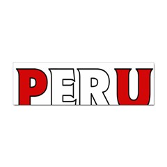 Peru Bumper Sticker 100 Pack