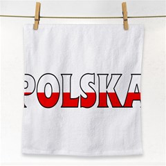 Poland2 Face Towel by worldbanners