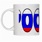 Russia White Coffee Mug Left