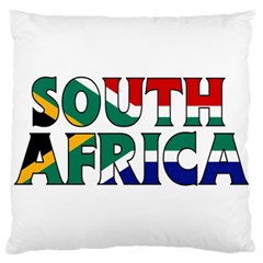 South Africa Large Cushion Case (one Side) by worldbanners