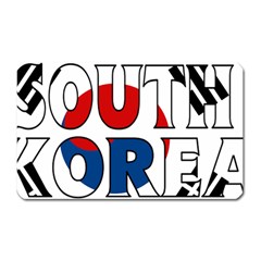 South Korea Magnet (Rectangular)