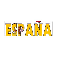 Spain Bumper Sticker by worldbanners