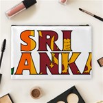 Sri Lanka Cosmetic Bag (Large) Back