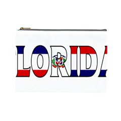 Florida Dominican Republic Cosmetic Bag (large)