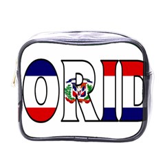 Florida Dominican Republic Mini Travel Toiletry Bag (one Side)