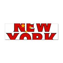 New York China Bumper Sticker by worldbanners