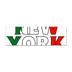 New York Italy Bumper Sticker