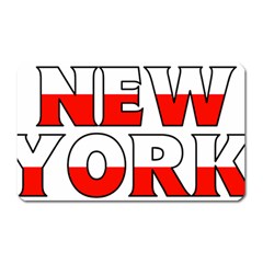 New York Poland Magnet (rectangular) by worldbanners